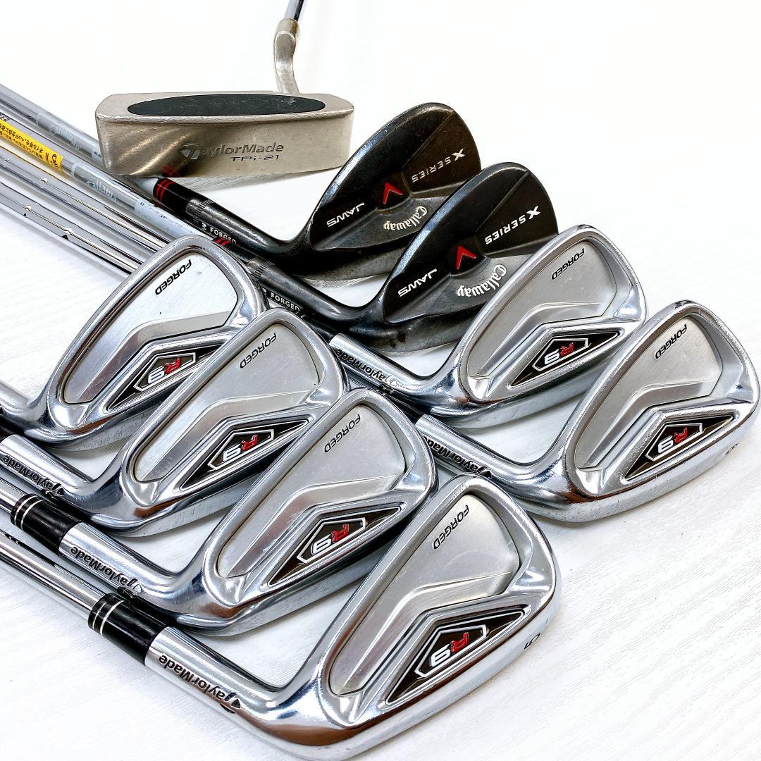 超豪華‼】テーラーメイド R9 メンズ ゴルフ クラブ 初心者 セット S