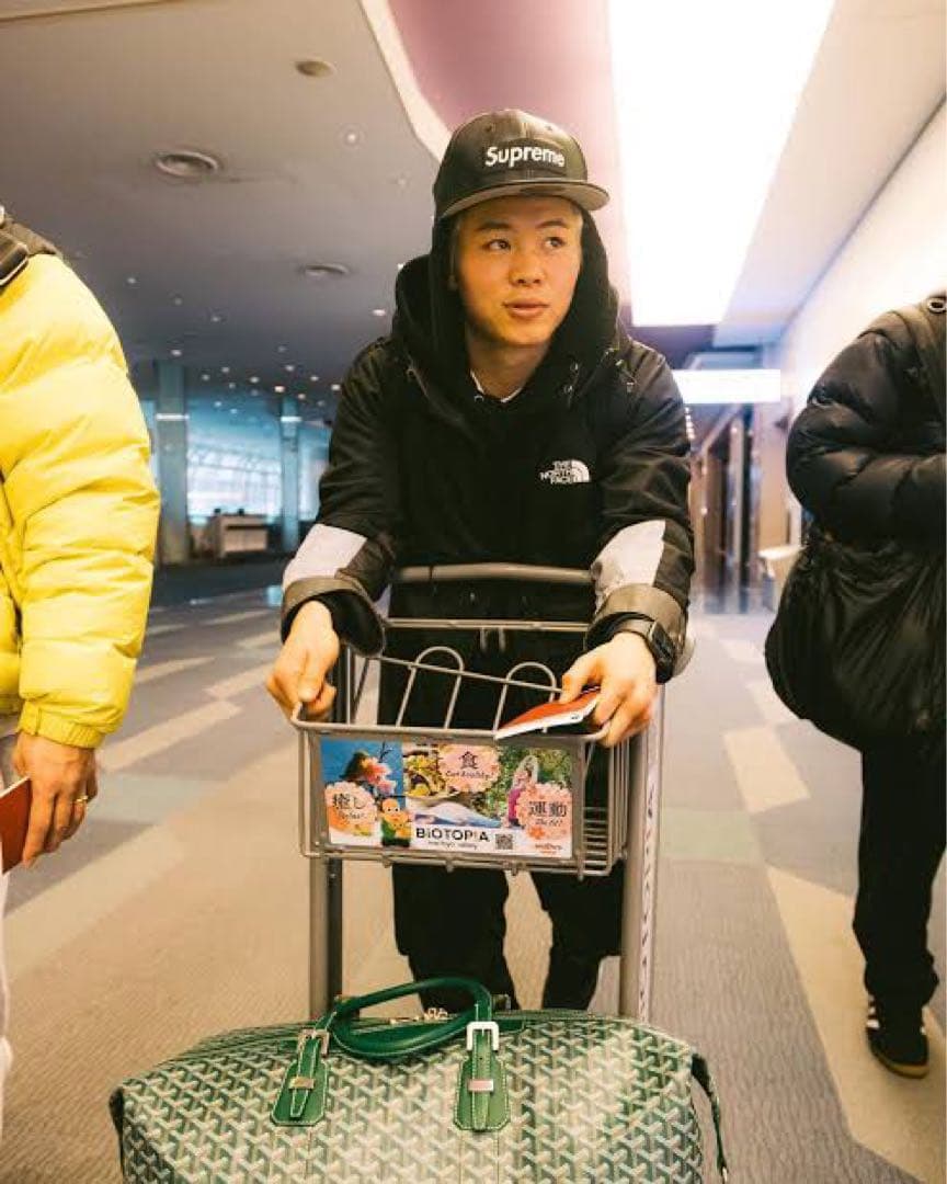 SUPREME 22AW Leather サイズ7 1/2 59.6cm