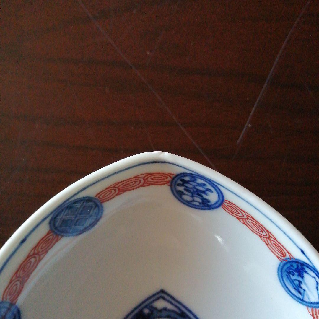 中国唐物　色絵向付　19客　14.5cm