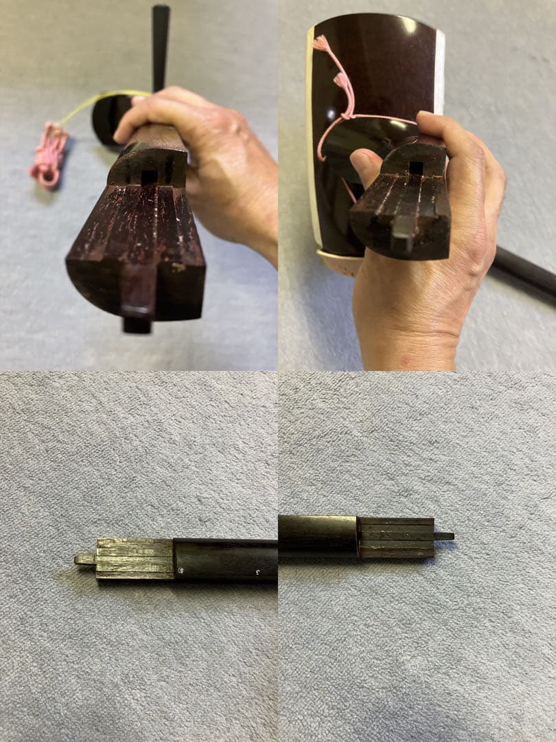 三味線 紫檀 中棹 入門 付属品多数