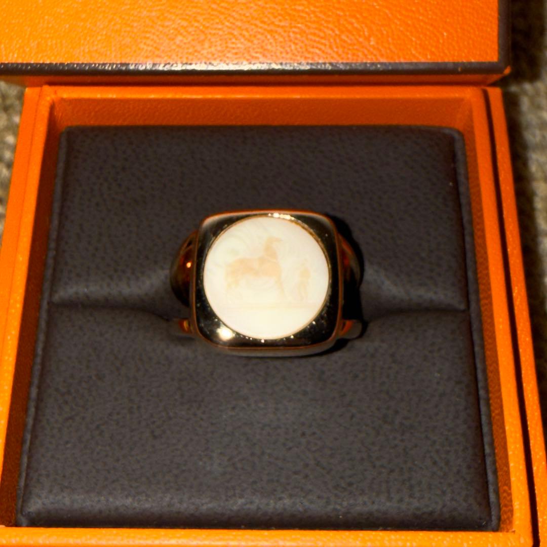 HERMES コロゾリング　常田大希　13号相当　（表記サイズ54）　極美品 HERMES - 超美品✨常田大希さん着用 HERMES エルメス コロゾリング