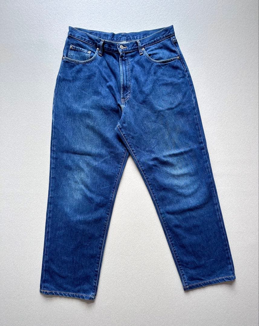 90sUSA製 RRL 初期インディゴデニム テーパード ビンテージ三ツ星黒