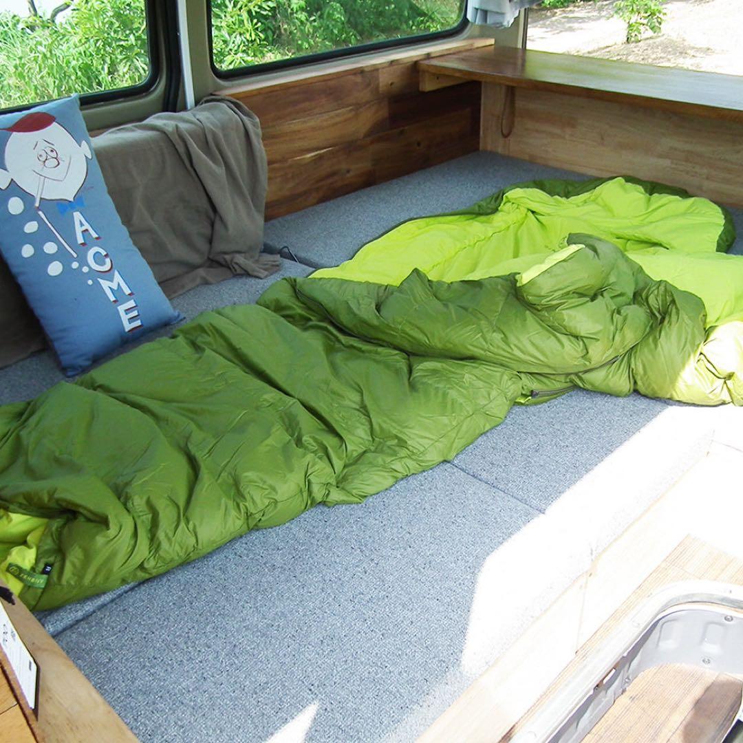 Zenbivy ベッドダウン -5℃ グリーン｜ハイブリッド寝袋 軽量コンパクト