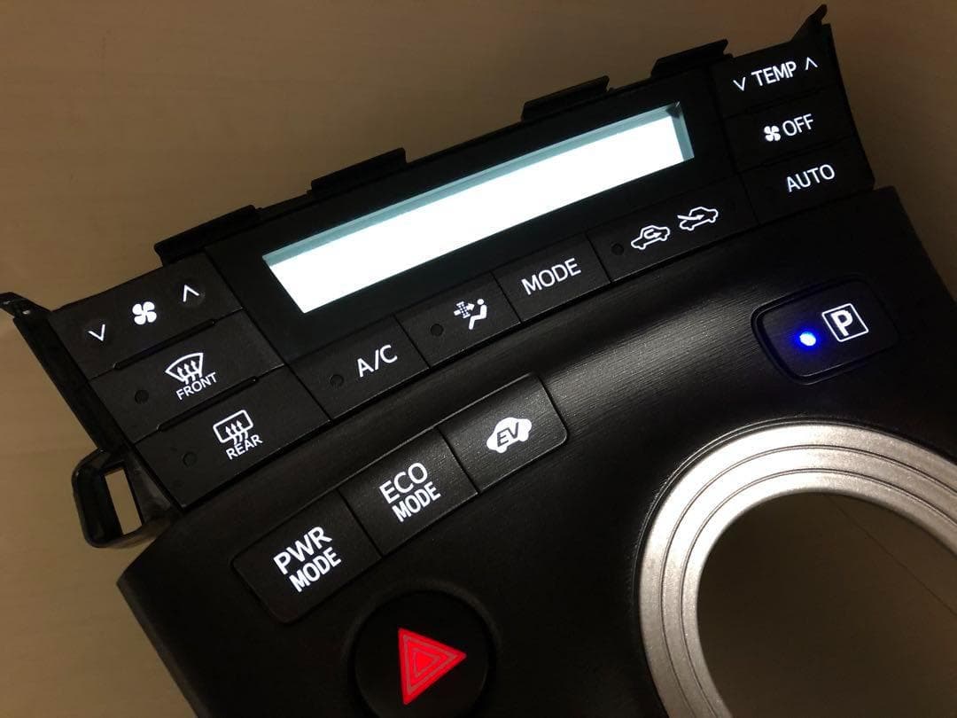 て*り様 ZVW30 プリウス前期エアコンパネルシフトパネル LED打ち替