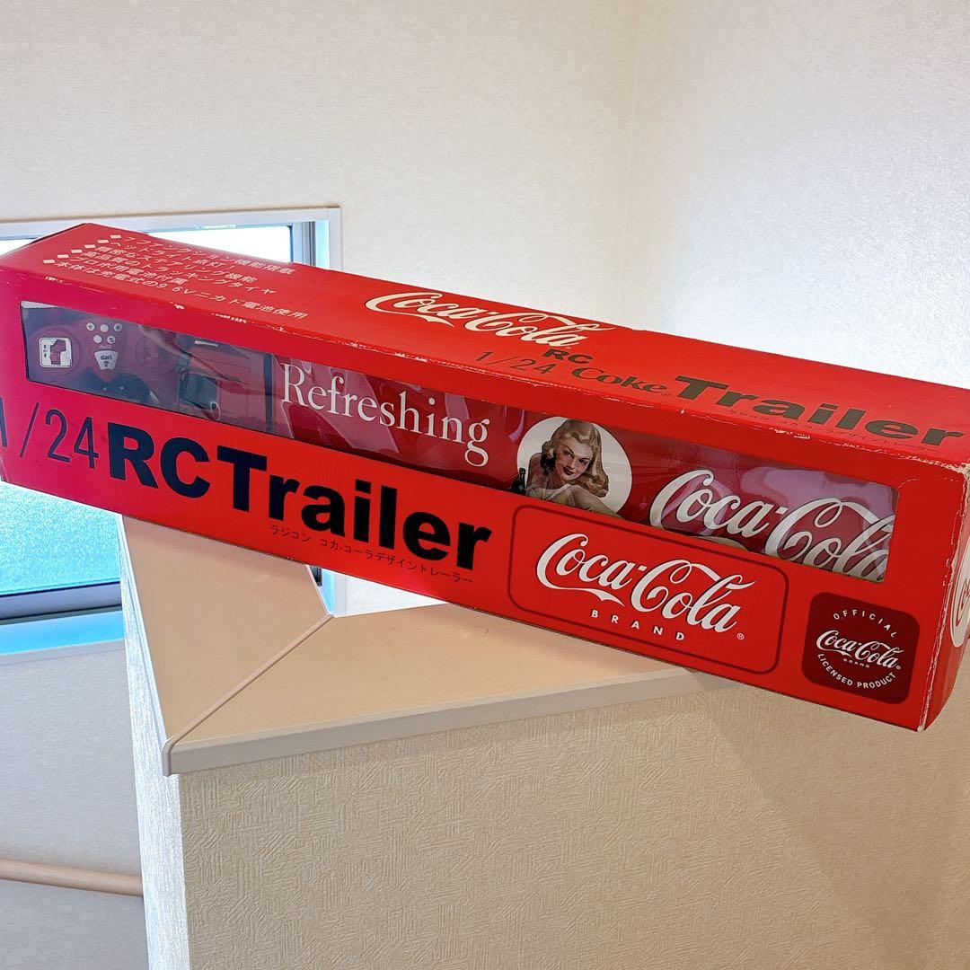 希少！ 特大 コカコーラ トレーラー ラジコン 全長70cm 120周年記念品