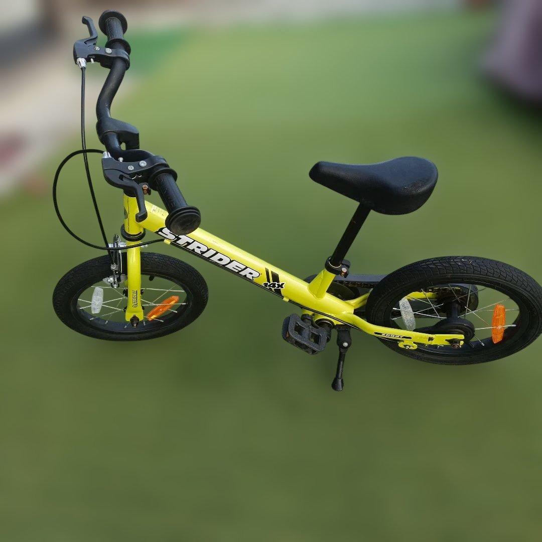 ストライダー限定色 STRIDER 14X ライムイエロー 幼児自転車 希少色_極美品 STRIDER ストライダー 14X ライムイエロー限定色｜Yahoo