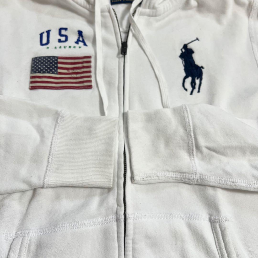 ✨️希少✨️POLO ラルフローレン y2k スウェット ジップパーカー