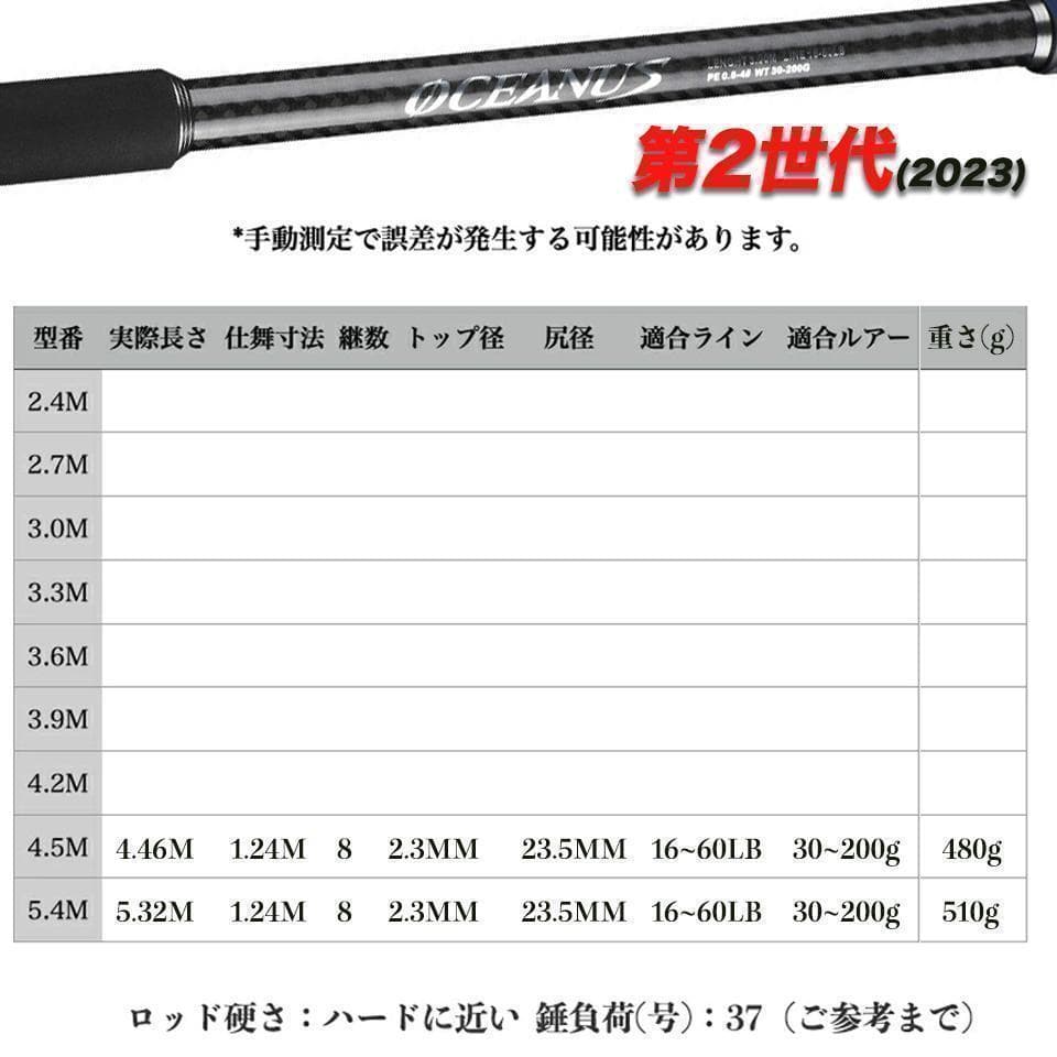 YU321 4.5M ロッド コンパクト 釣り竿 投げ竿 炭素繊維 伸縮式