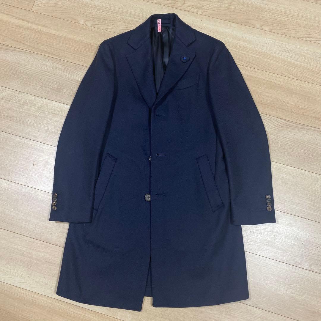 LARDINI チェスターコート　ネイビー　ラルディーニ 楽天市場】ラルディーニ コート チェスターコート ダブルブレスト