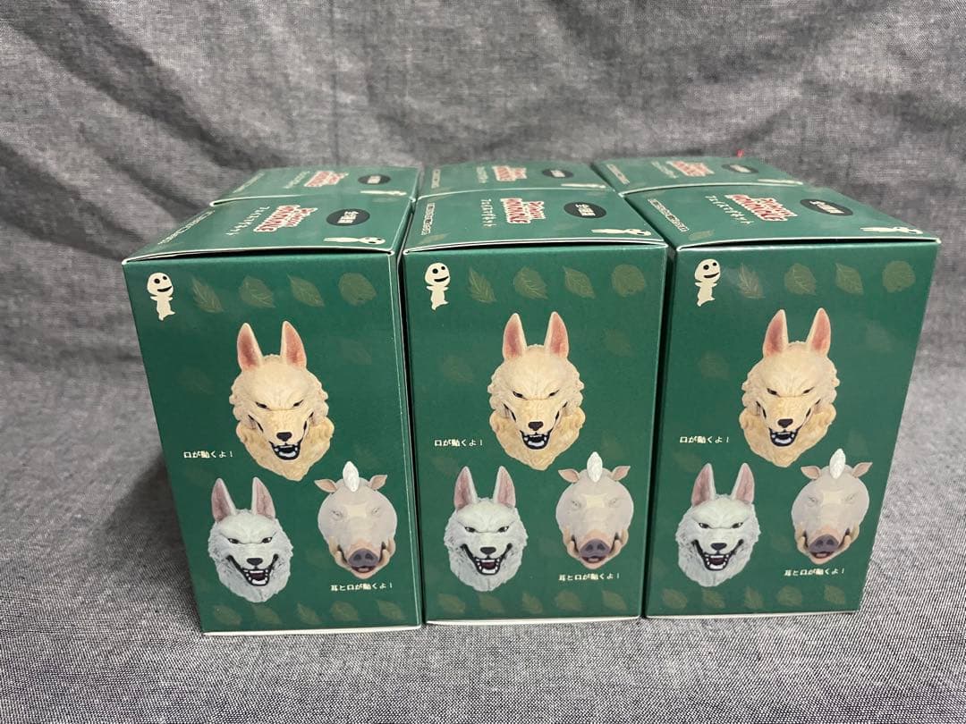 未開封】もののけ姫 フェイスマグネット もののけたち 全6種類
