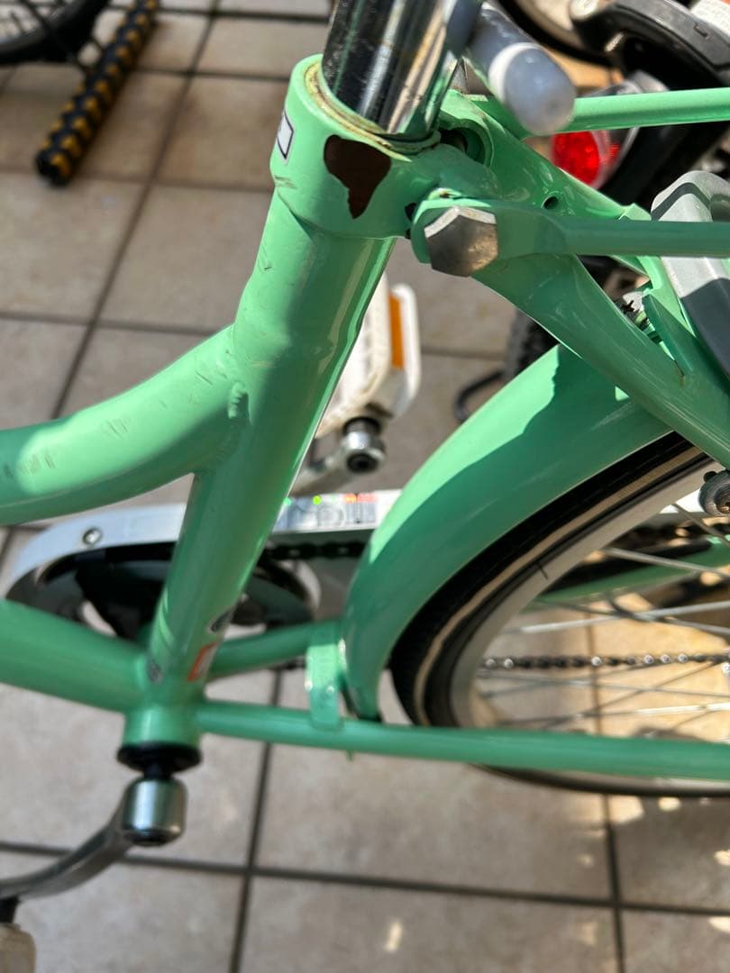ミントグリーン ジュニアシティサイクル 24インチ - yellows.co.jp 日本