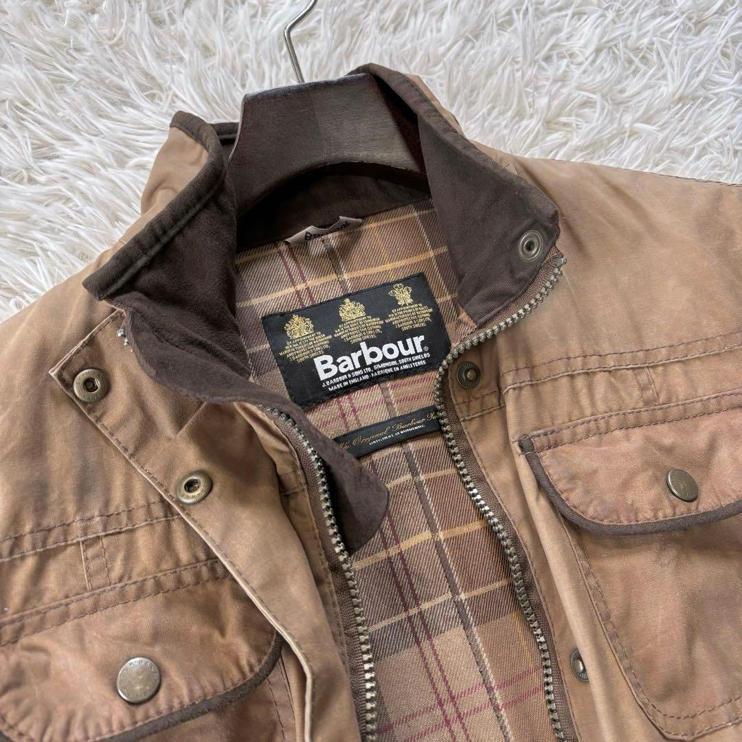 オイル抜き Barbour バブアー オイルドジャケット ホームクリーニング