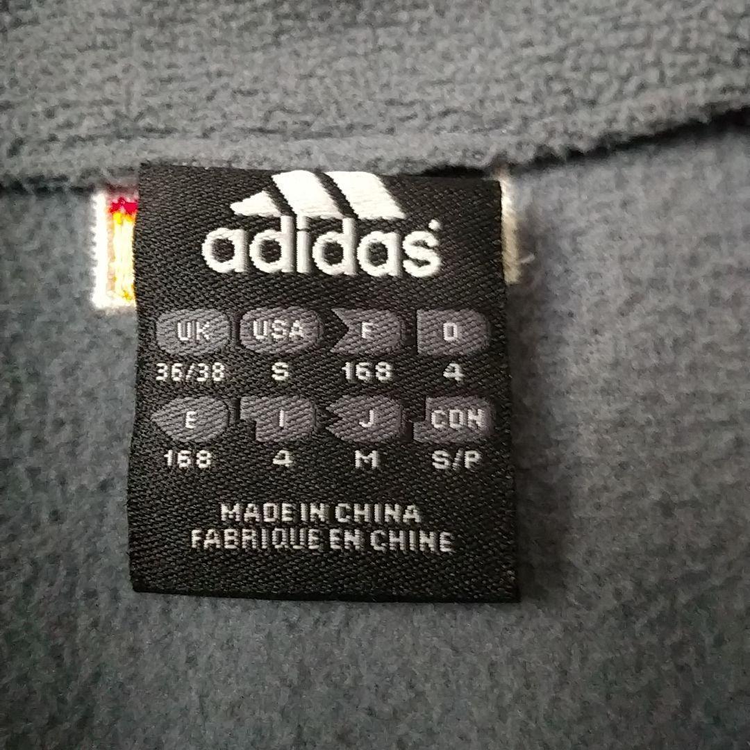 使用感少☆アディダス ドイツ代表 刺繍 エンブレム ハーフジップ