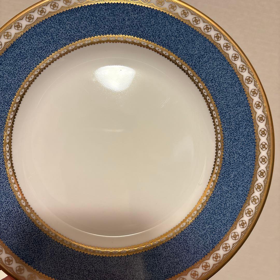 ウェッジウッド　ユーランダー　パウダーブルー　デザートプレート　15.5cm