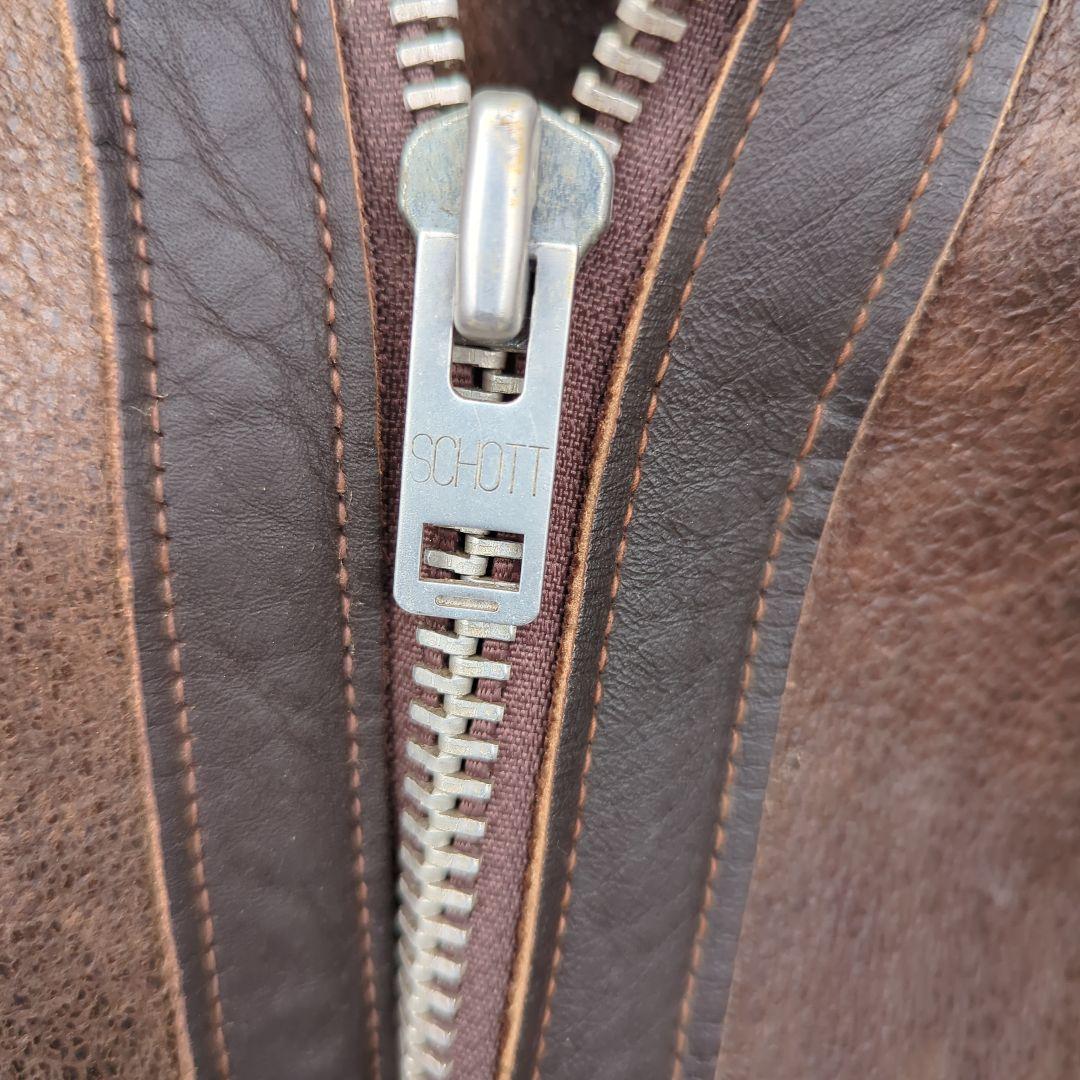 Schott size38 B-6 ビンテージ ムートン