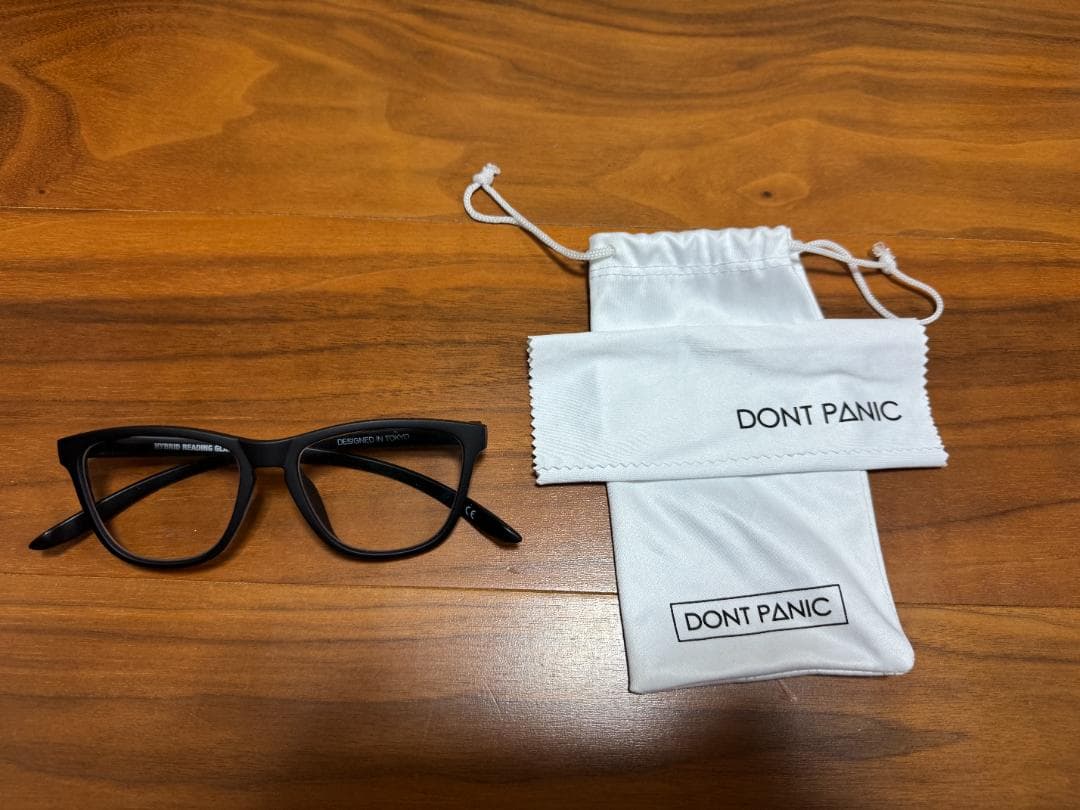 DONT PANIC ハイブリッドリーディンググラス 7 DONT PANIC 伊達メガネ メガネ 眼鏡 「DONT PANIC」TYPE-02 フル