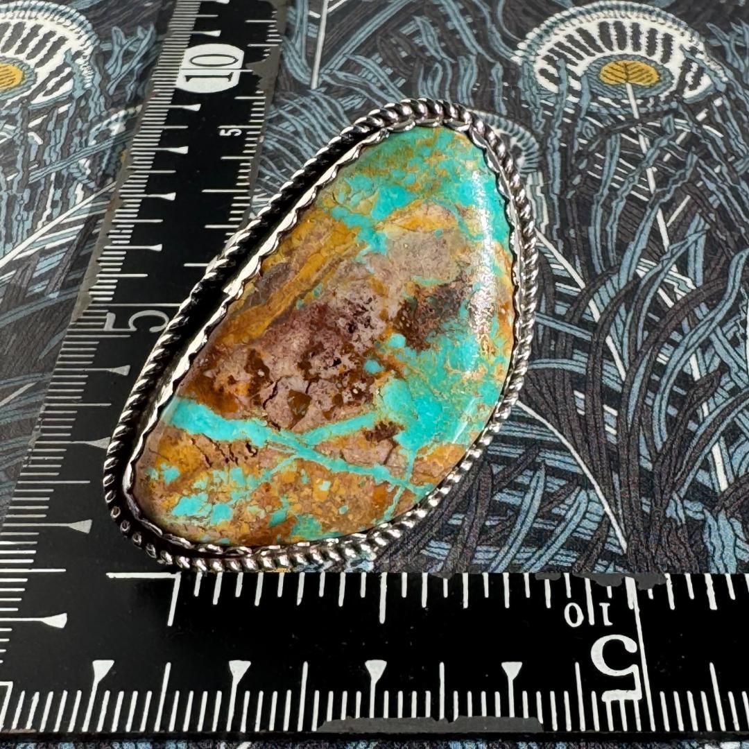 m*a様 90年代 ヴィンテージ インディアンジュエリー ターコイズ シルバ