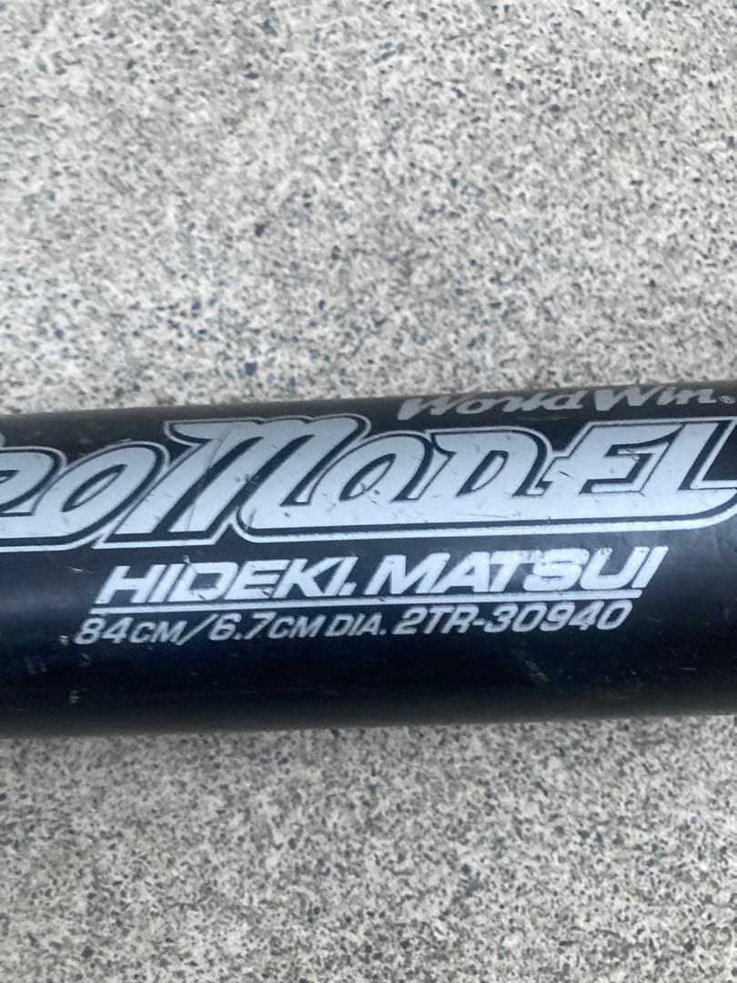 松井秀喜 Pro Model 84cm バット 金のバット 結構飛ぶ JSBB - メルカリ