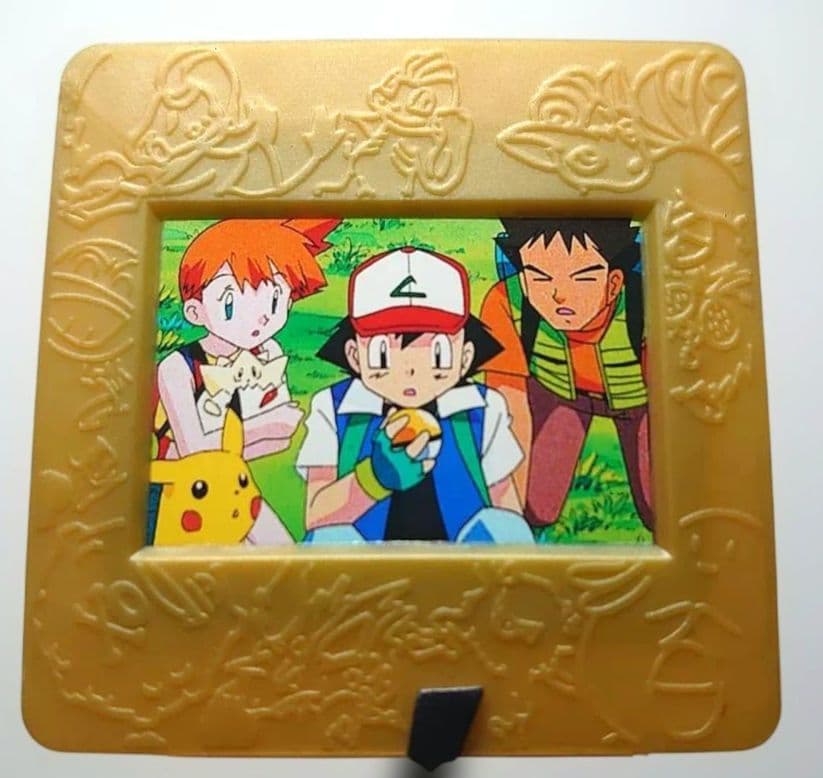 Meiji ポケモン ピクチャーフレーム サトシ カスミ タケシ ピカチュウ
