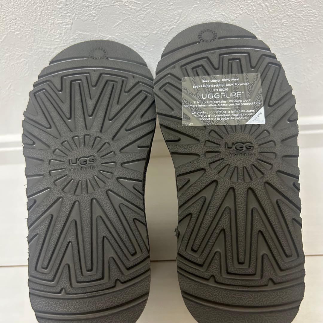 【正規品】 ugg アグ ムートン 19.5cm 女の子 男の子 ブーツ グレー