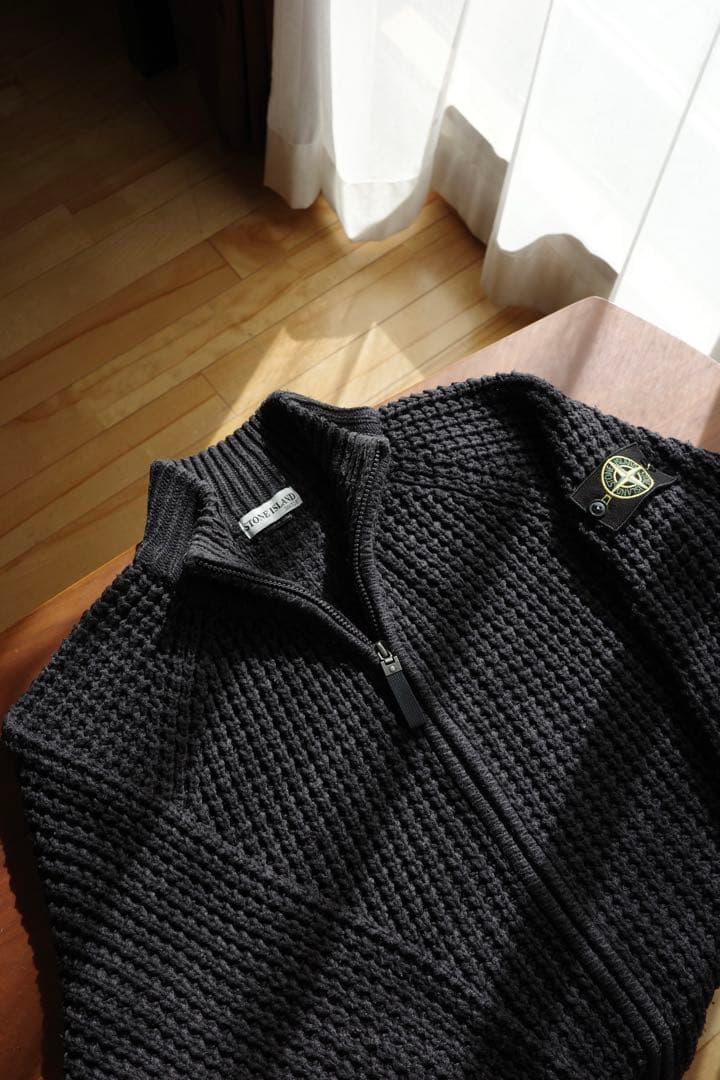 Stone  ドライバーズニット KEIJU着用】STONE ISLAND Drivers Knit 21SS Lサイズ ストーン