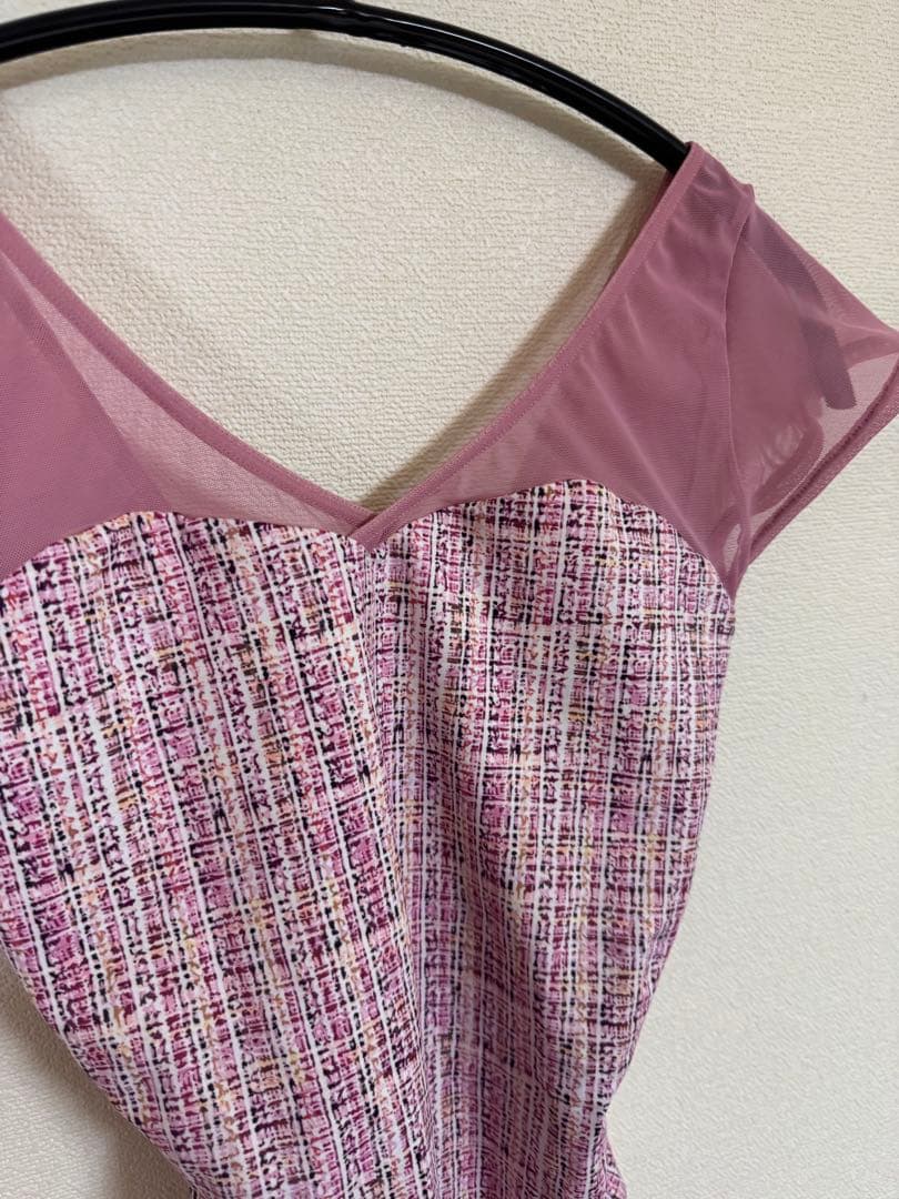 stina スティナ レオタード 復刻版 ツイード ピンク M バレエ - メルカリ