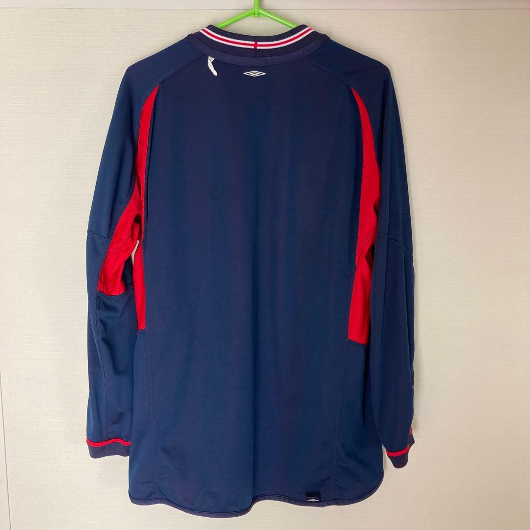 イングランド代表 ユニフォーム アウェイ UMBRO 赤/ネイビー