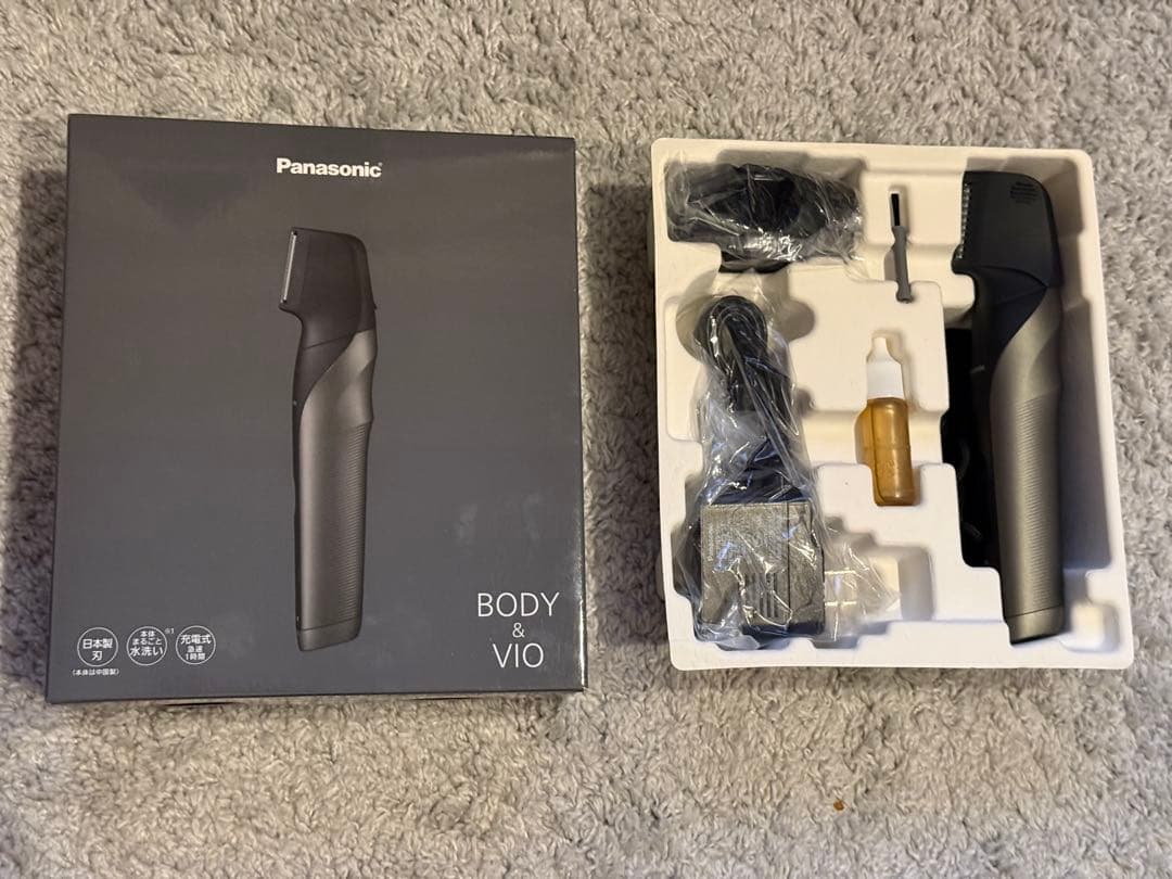 Panasonic ボディトリマー ER-GK83-S ダークシルバー - メルカリ