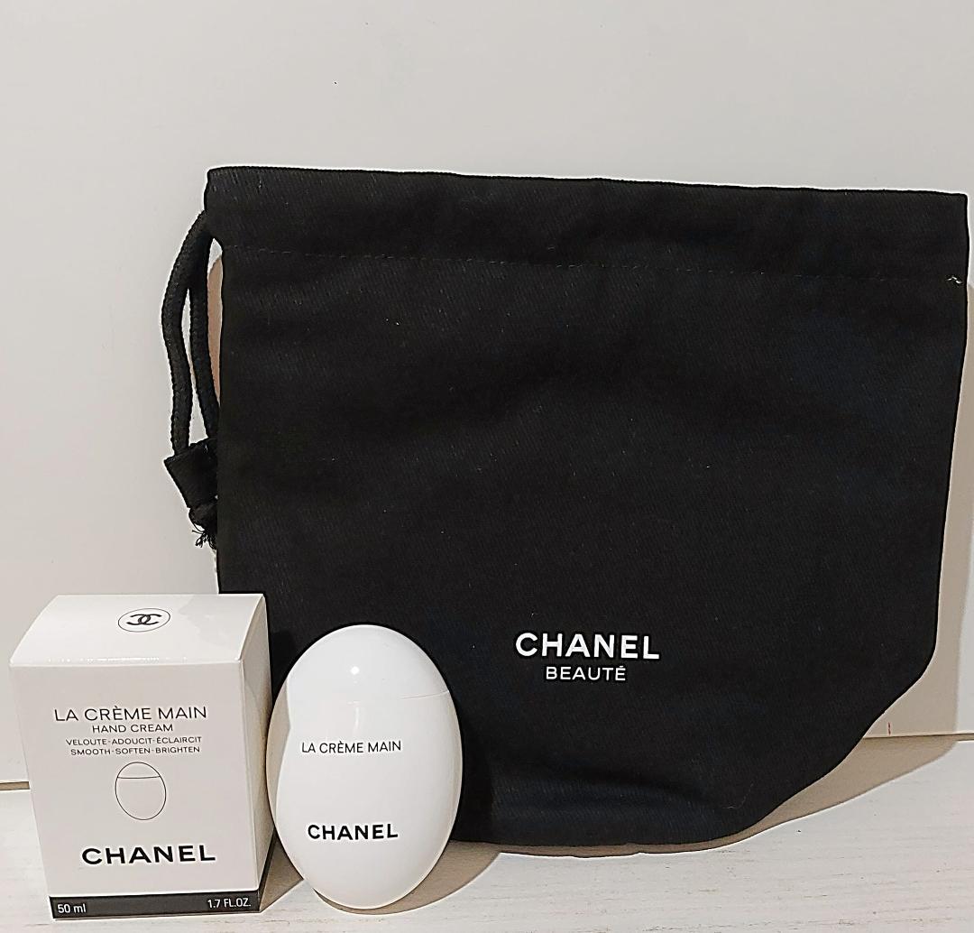 クレームマン　CHANEL　ハンドクリーム　巾着ポーチ　セット Amazon.co.jp: 【国内正規品】CHANEL シャネル ラ クレーム マン