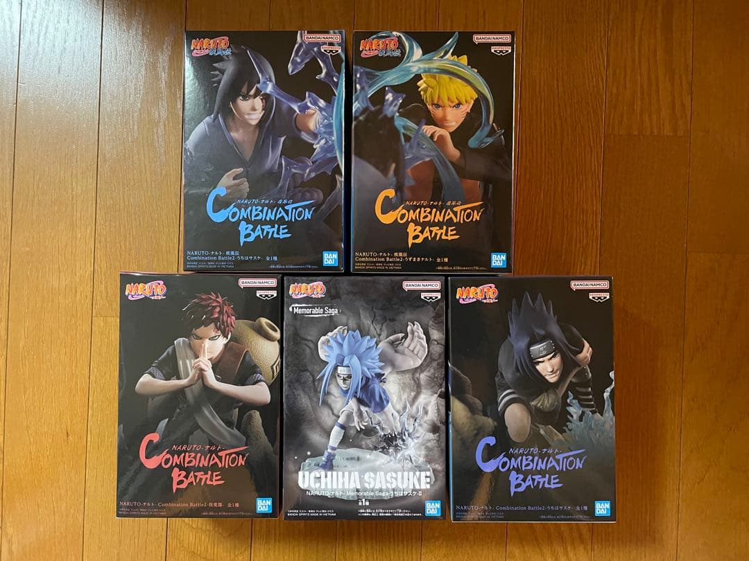 NARUTO フィギュア サスケ 我愛羅 ナルト コンビネーションバトル
