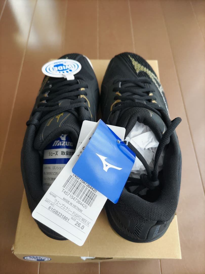 ミズノ テニスシューズ ウエーブエクシードライト2 WIDE 26.0cm