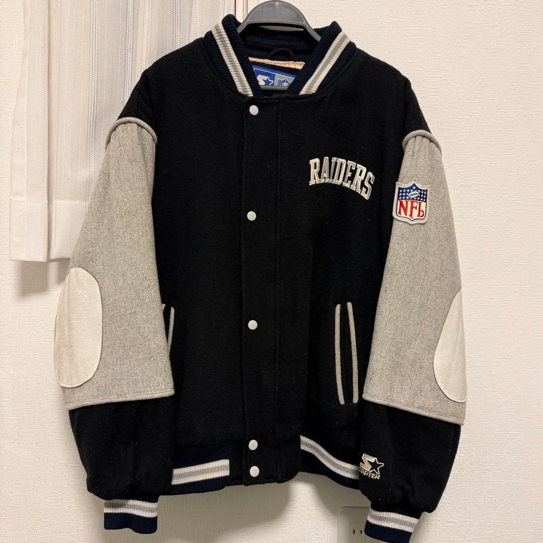 激レア】STARTER×RAIDERS スタジャン L 刺繍 中綿 NFL - メルカリ