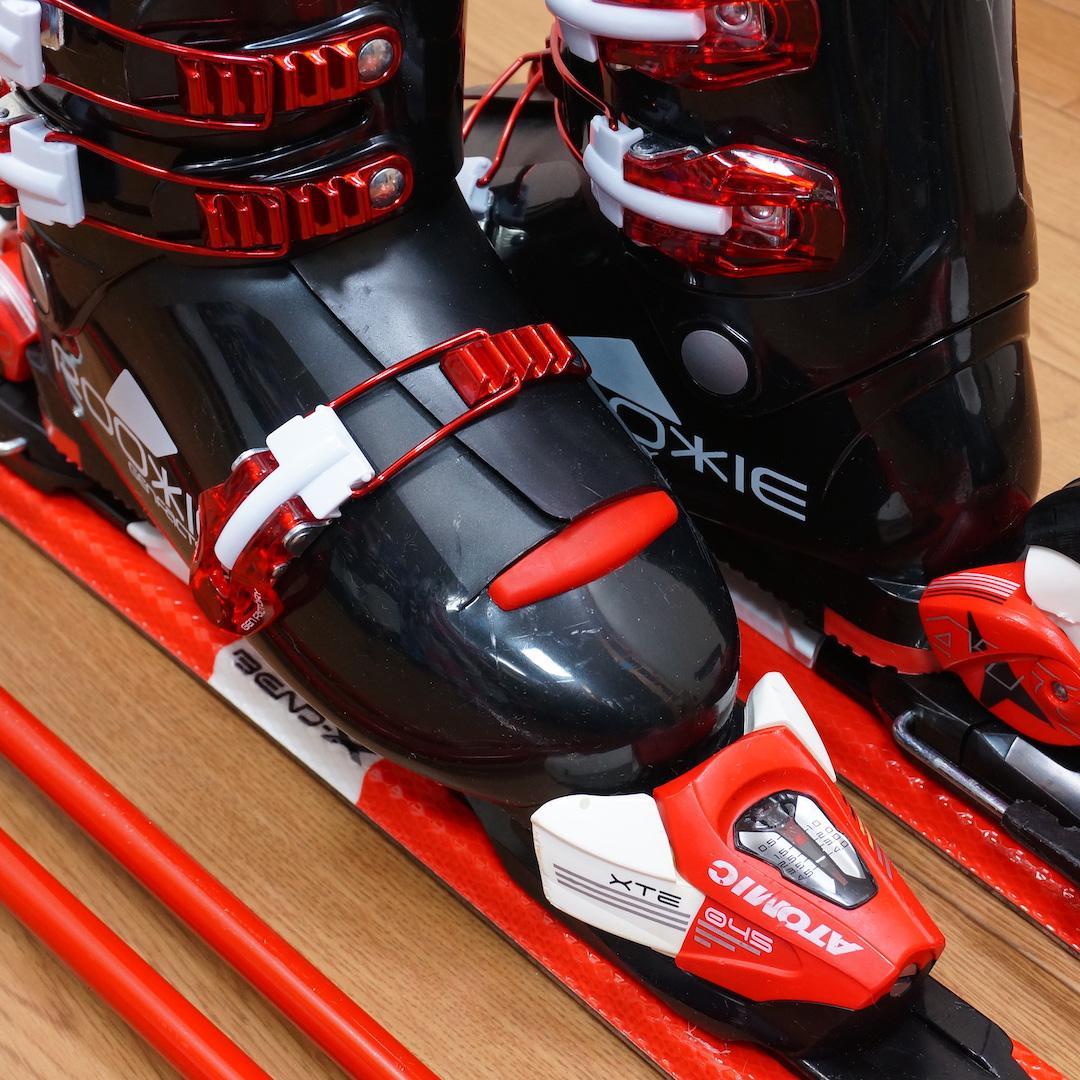 メンテ済 140cm 靴25cm ATOMIC スキーセット おまけ - スキー新品