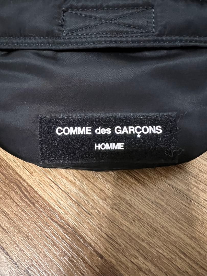 COMME des GARCONS HOMME 中綿入り ウエストポーチ 迷彩柄 kyoto