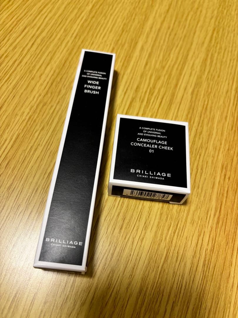 ブリリアージュ コンシーラーチーク01 ブラシセット カモフラージュ コンシーラーチーク｜ブリリアージュ他、1商品を使った