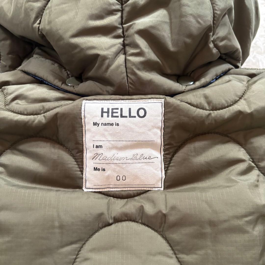 美品✨マディソンブルー キルティング ポンチョ ケープ リバーシブル