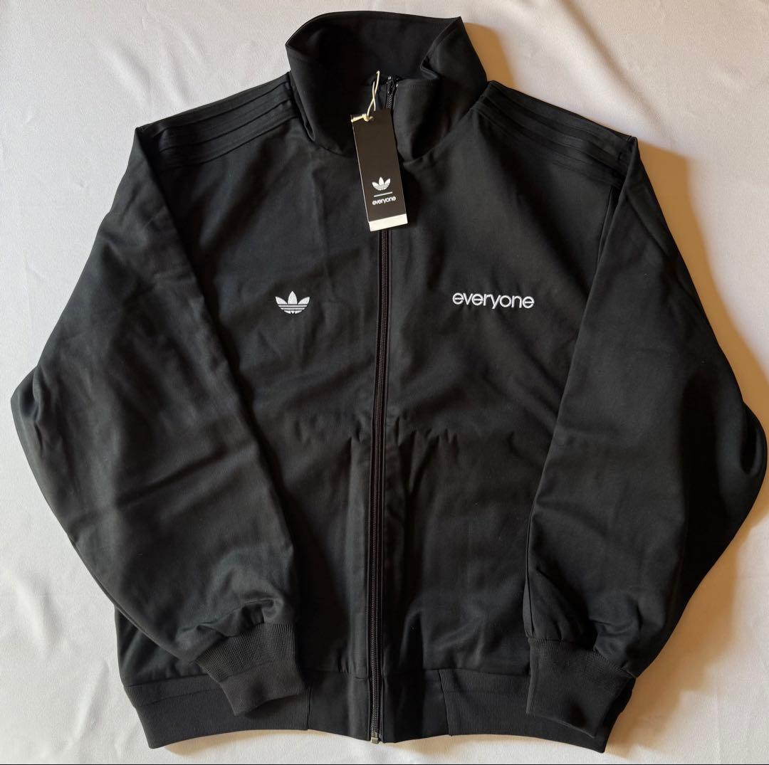ジャケット・アウター everyone adidas TRACK TOP black L Adidas Original Mens 3S REGULAR FIT LIGHT WOVEN TRACK JACKET