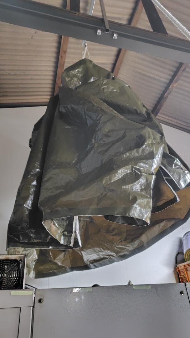 BOXシート　オーダーメイド品　2.2ｍ×1.9ｍ×高さ1.7ｍ　ブルーシート