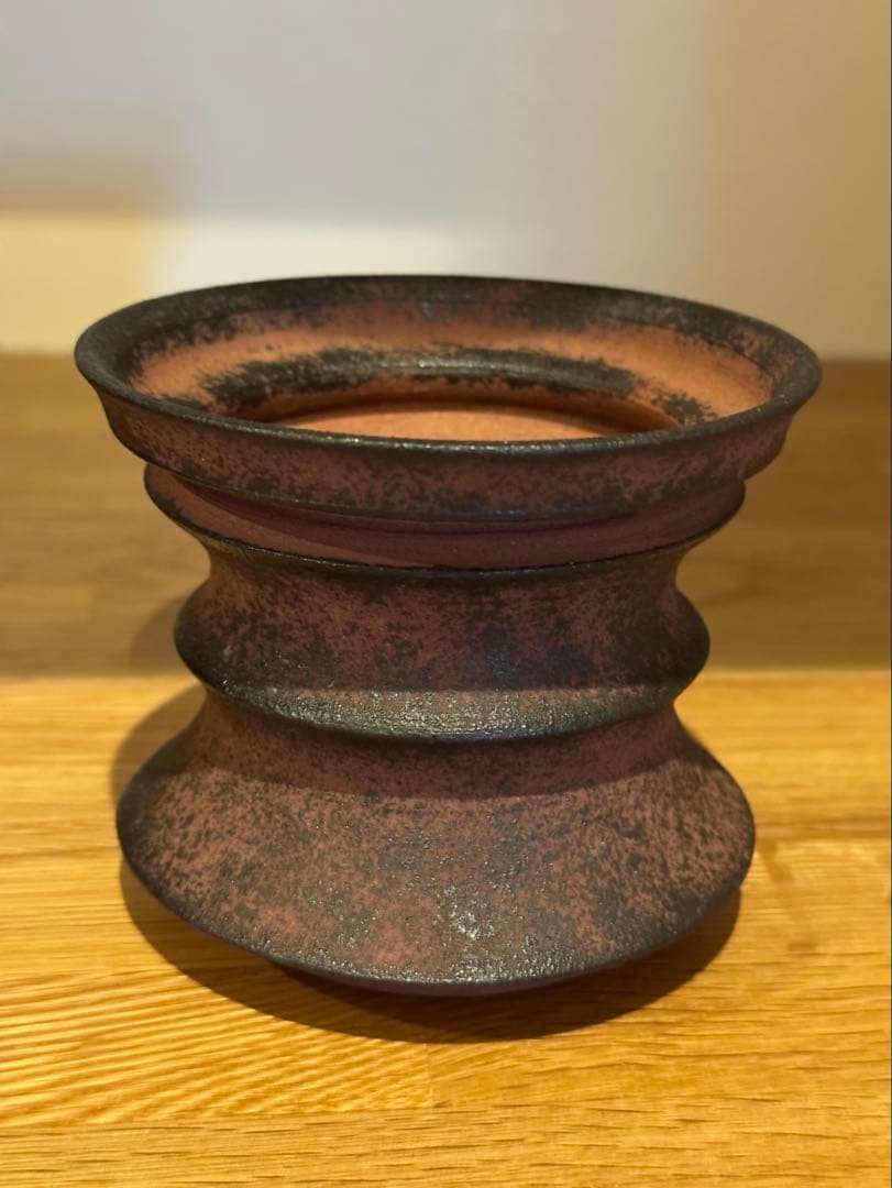 【レア鉢】3セット　渋谷英一　-地乃器-　 “ver.Sigma”　緑青　灰　朱