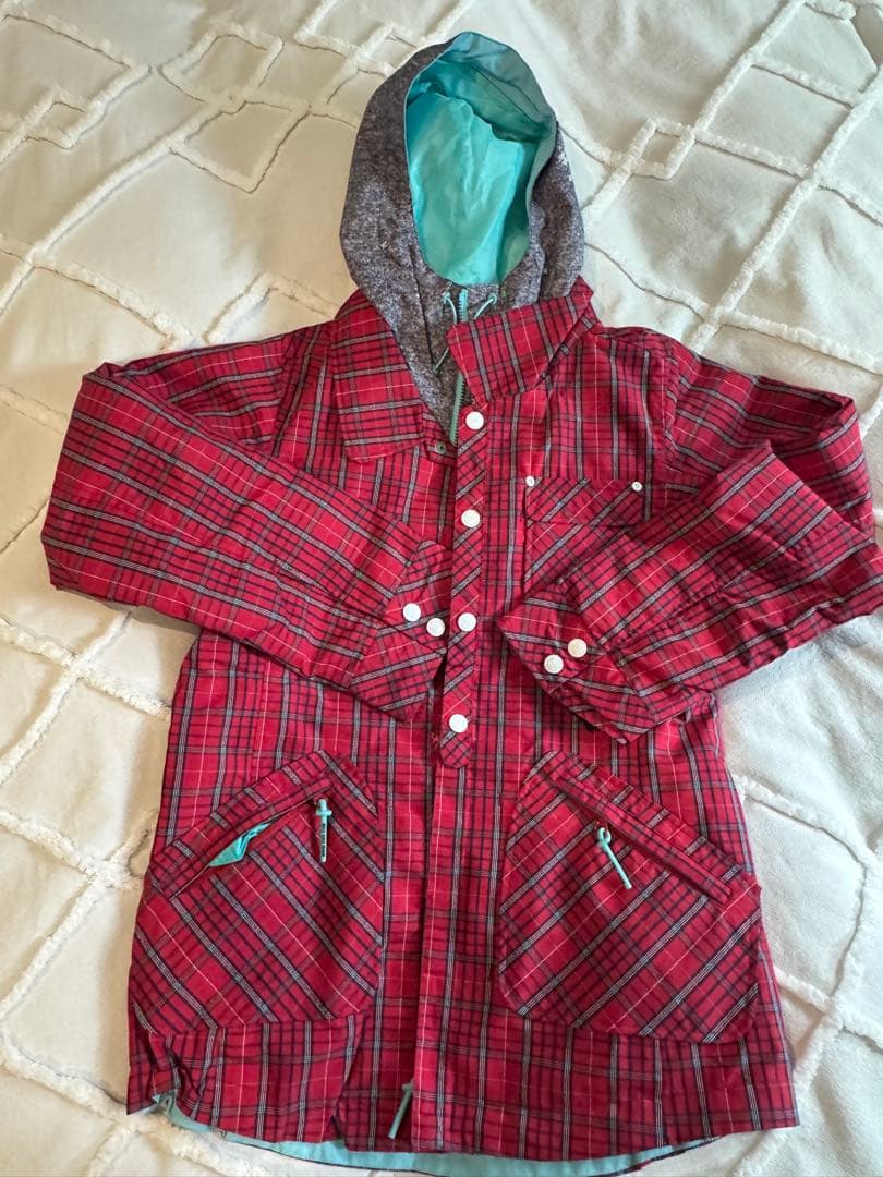 X-NiX ピンクストライプ スノーボードウェア