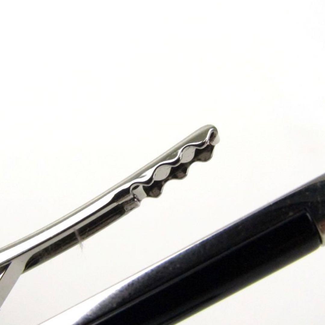 美品✨大人気ダンヒル ネクタイピン ロゴ シルバー ブラック ドイツ製
