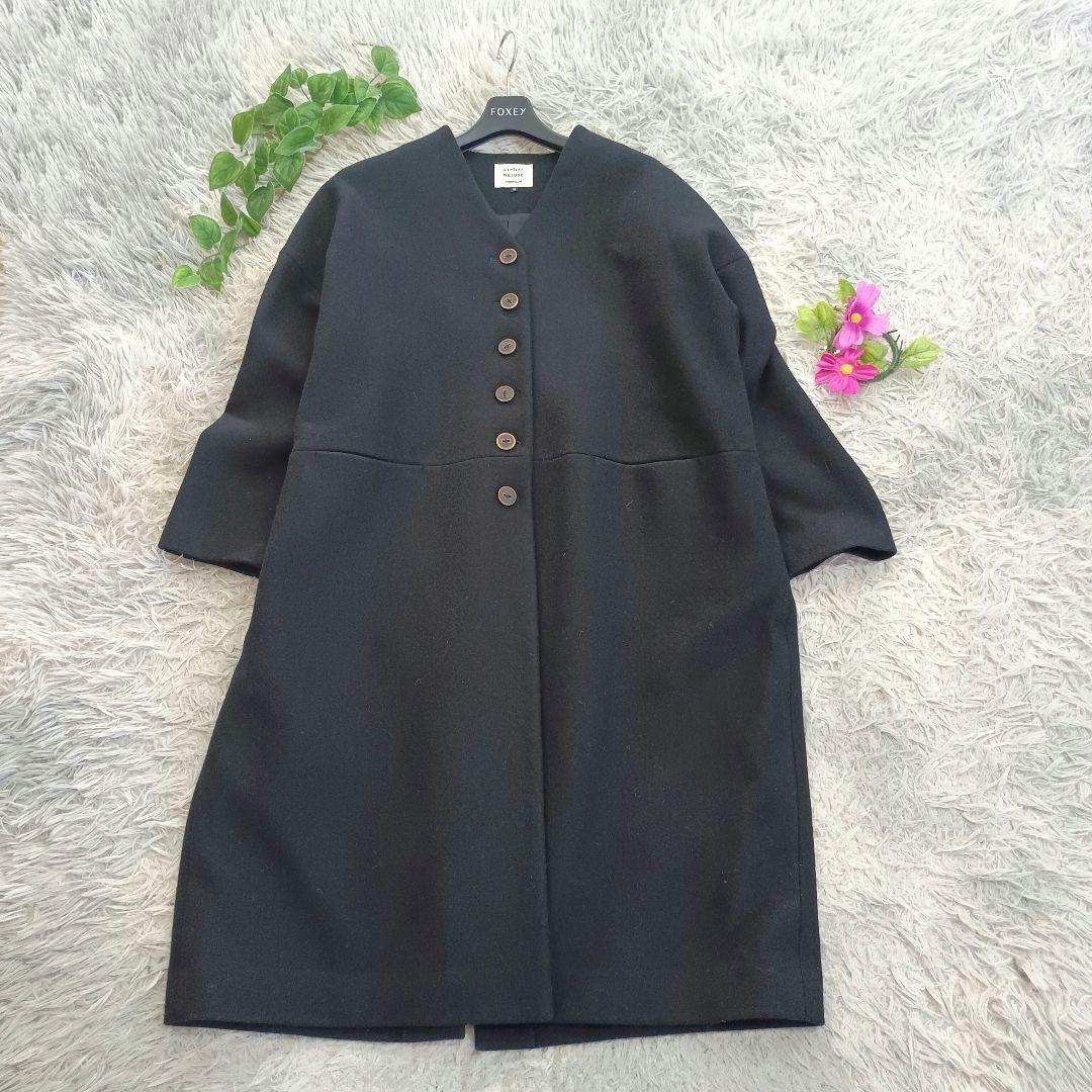 【atelier naruse】コクーンコート(2) メルトンウール 日本製 M atelier naruse】melton wool cocoon coat［na-f04037］メルトンウール