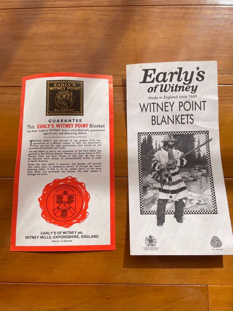 未使用】EARLY'S WITNEY POINT ウィットニー ブランケット - メルカリ