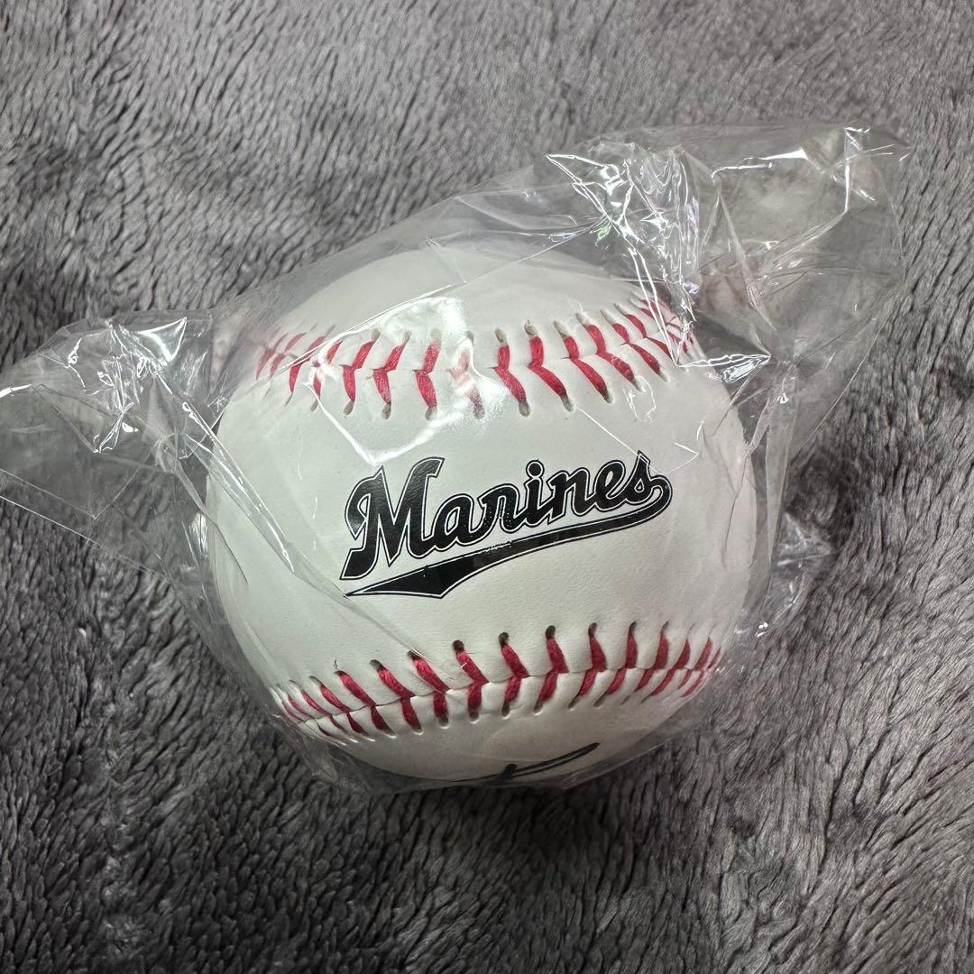 千葉ロッテマリーンズ 山口航輝選手直筆サインボール - メルカリ