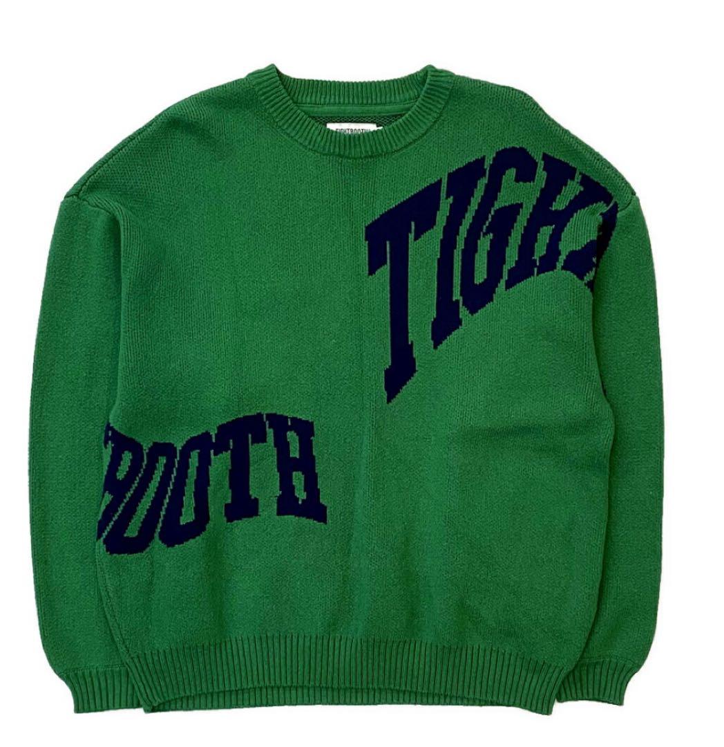 TBPR ⭐️ACID LOGO KNIT SWEATER グリーン Lサイズ