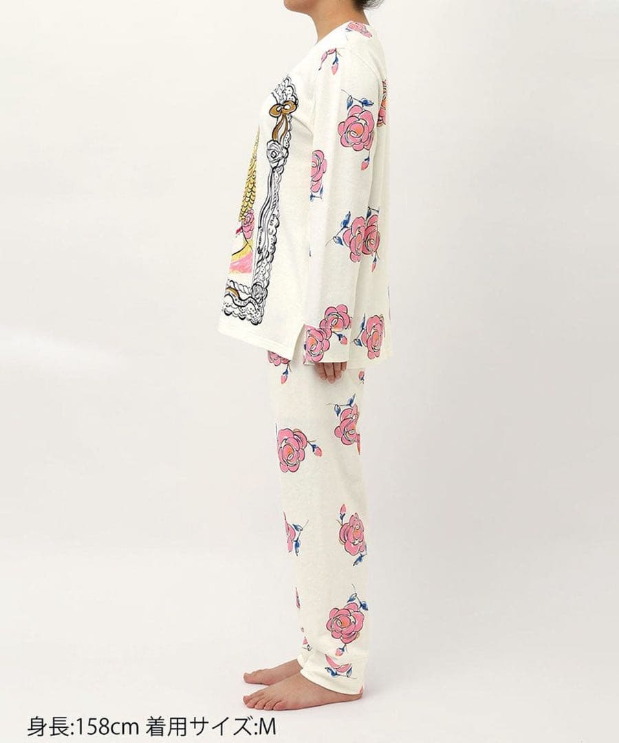 ツモリチサト＜額縁の“マリー”さん＞パジャマ 上下セット　Mサイズ　ホワイト