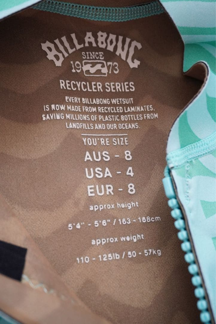 海外直輸入‼️ビラボン 1mm タッパー Sサイズ リーフ - メルカリ