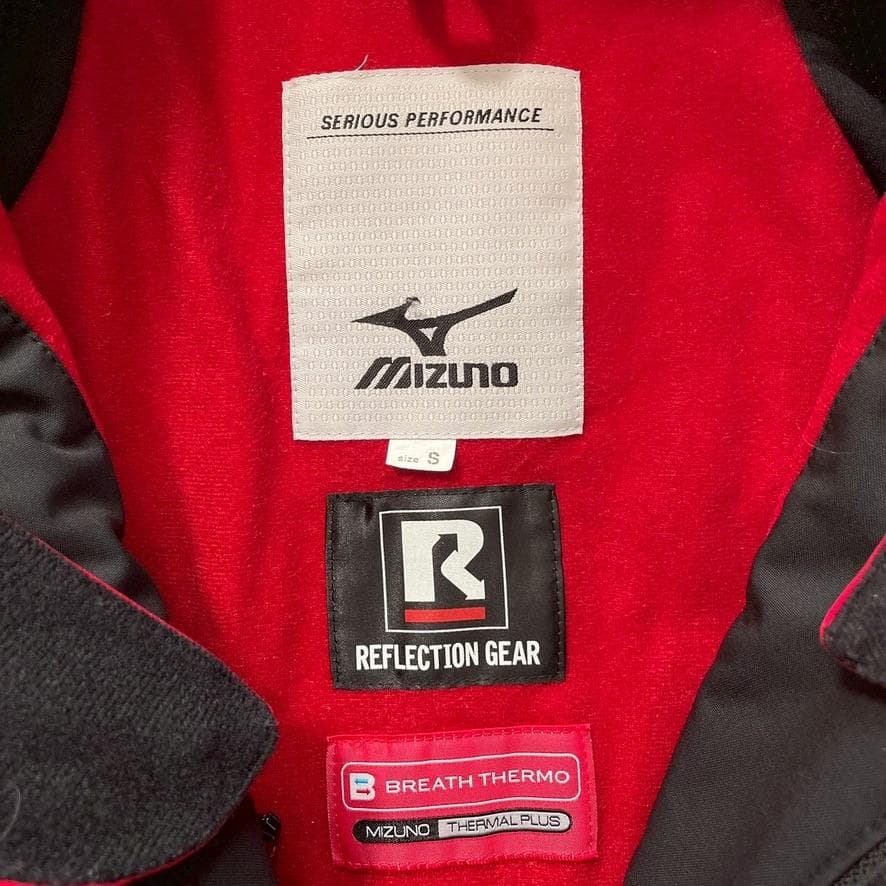 やまみ様専用】ミズノ スキーウェア 上S 下M セットアップ 赤 ブレスサーモ