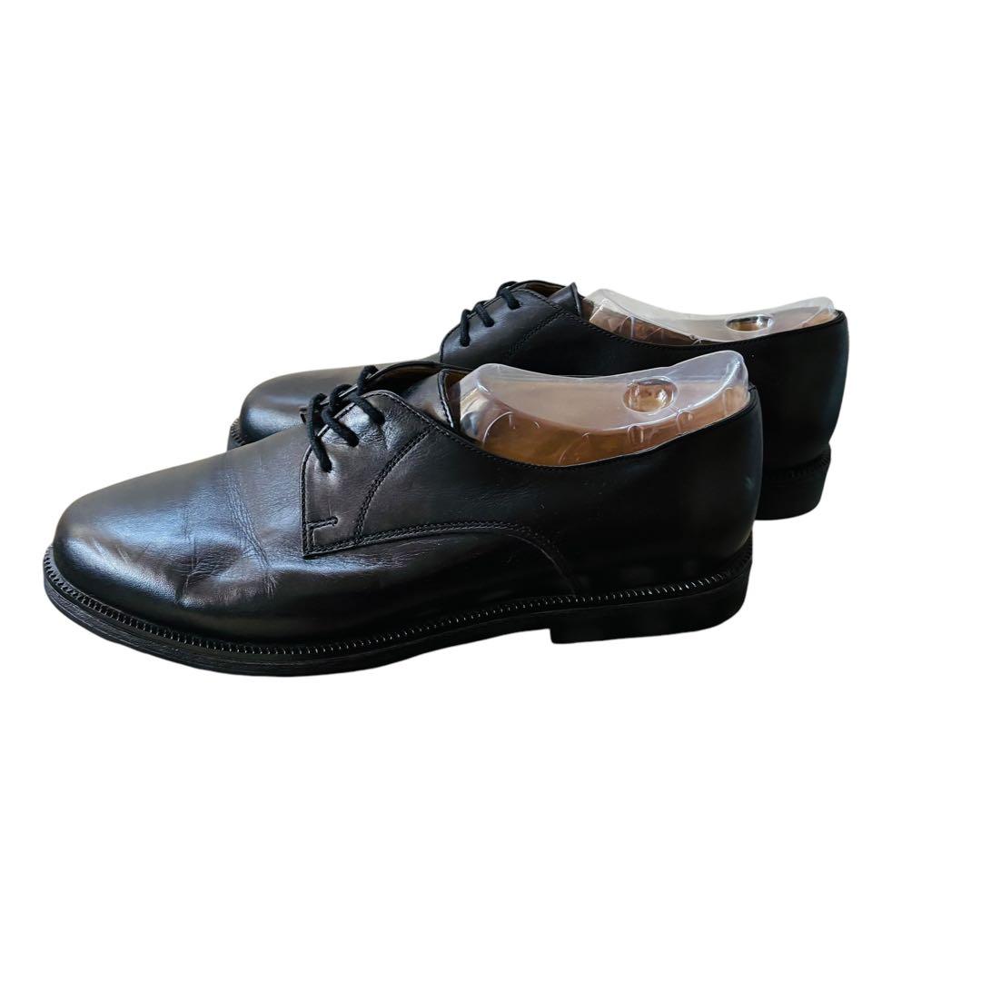 [フランス軍22]実物レザーサービスシューズサイズ42約25.5〜26.5cm