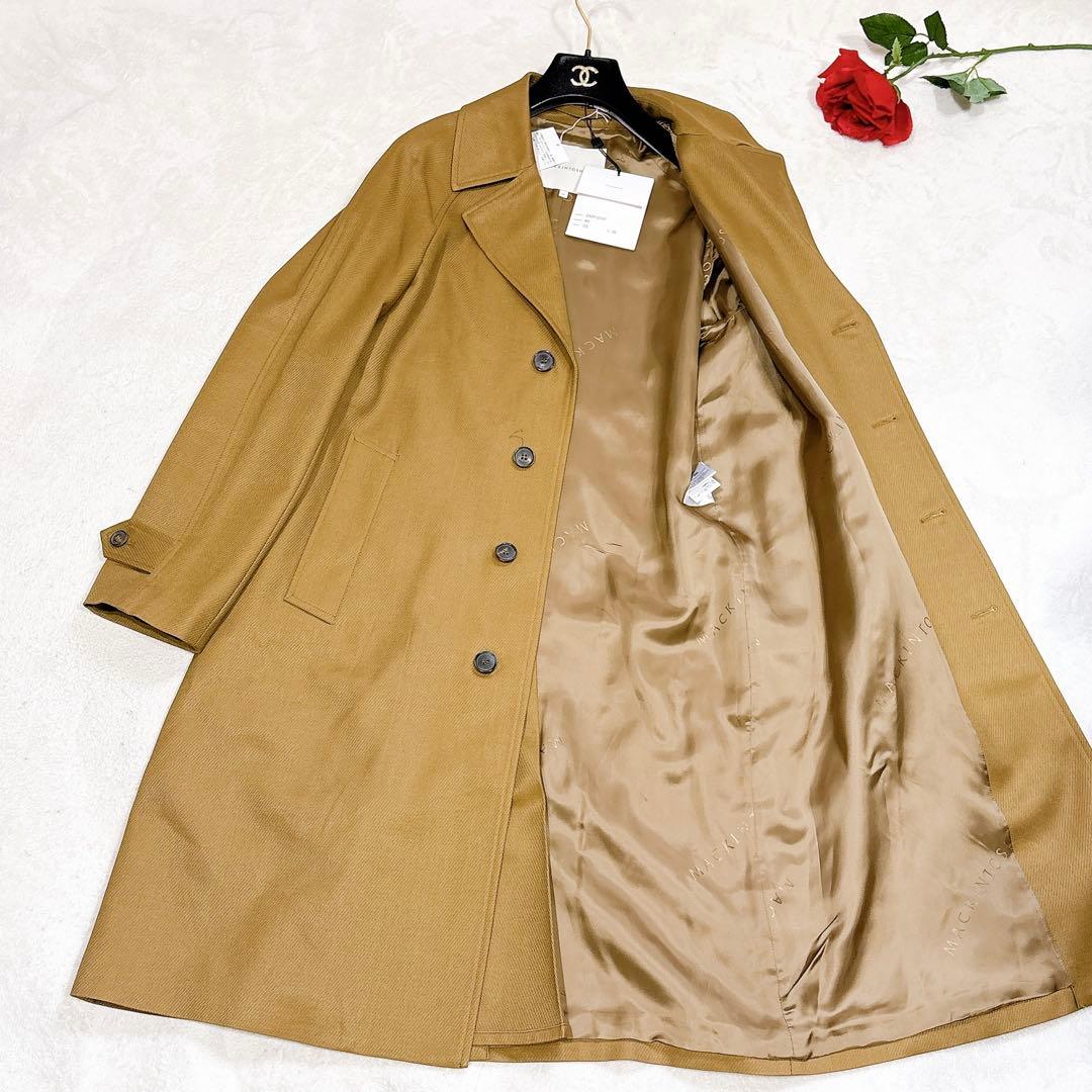 新品タグ付き✨　マッキントッシュ　チェスターコート　ウール　シルク　最高級　36 新品タグ付き✨ マッキントッシュ チェスターコート ウール シルク 最
